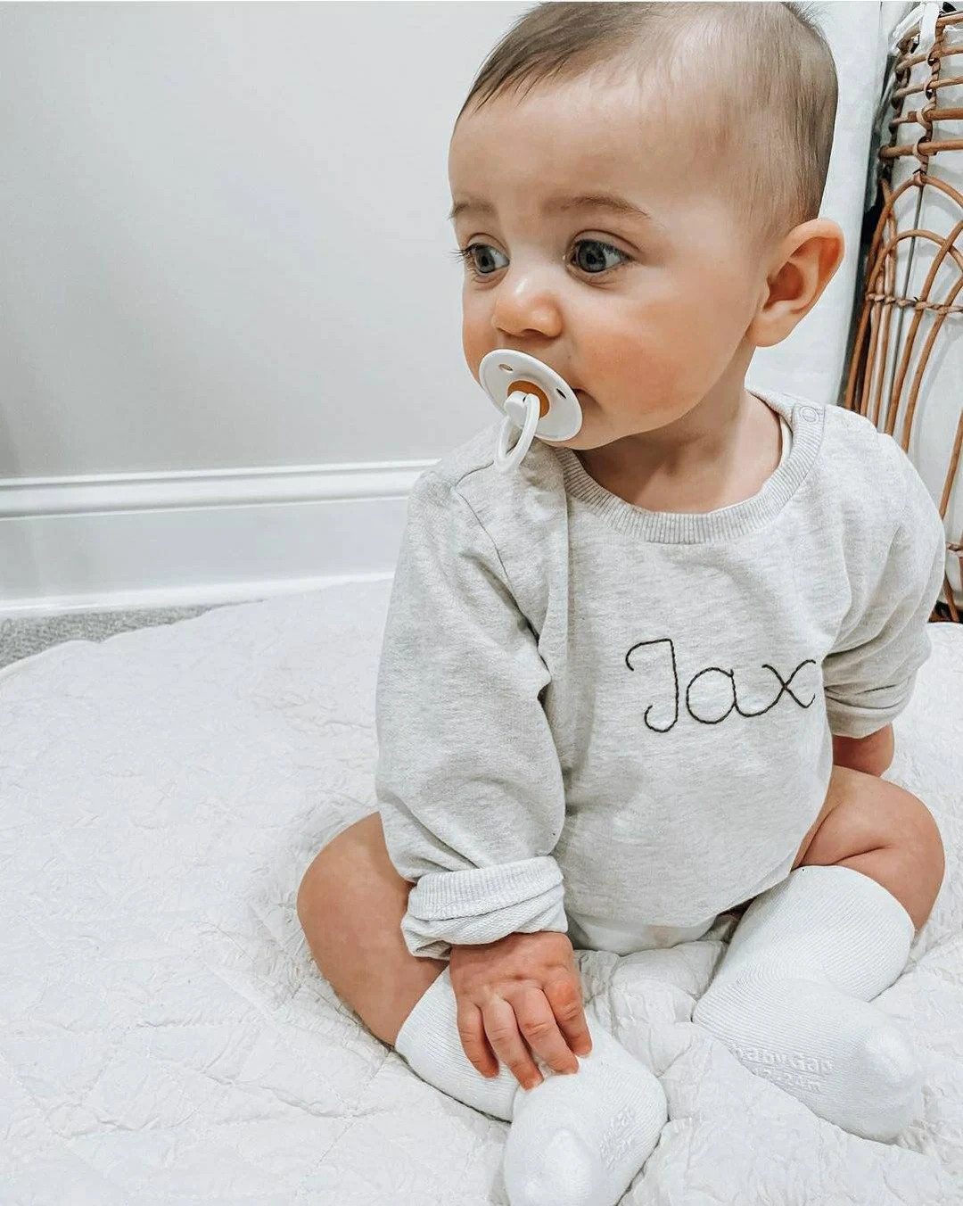 Personalized Sweatshirt Hand Embroidered Name Sweatshirt - Etsy | Etsy (US)