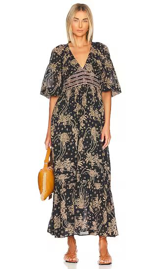 Free People Golden Hour Maxi Dress in Black. - size XS (also in L) | Revolve Clothing (Global)