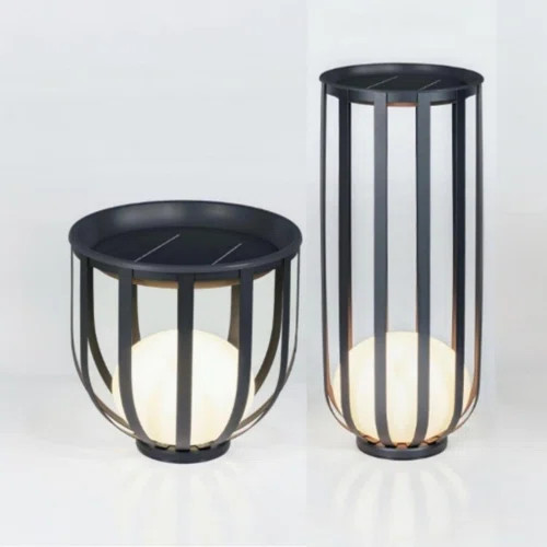 Solar Powered Integrated LED Plant Stand | Wayfair North America