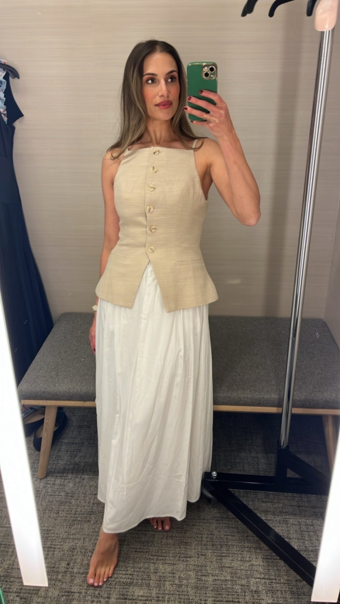 And this was just my style! I loved that this longline vest and skirt by Astr the Label was just one dress, it was really comfortable and perfect for everyday. 
