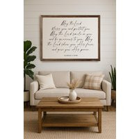 May The Lord Bless You & Keep You Bible Verse Sign, Christian Wall Art, Scripture Art | Etsy (US)