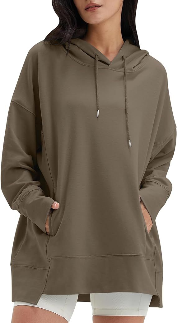 DEEP SELF Womens Oversized Hoodies Long Sleeve Sweatshirts Loose Pullover Comfy Fall Fashion Outf... | Amazon (US)