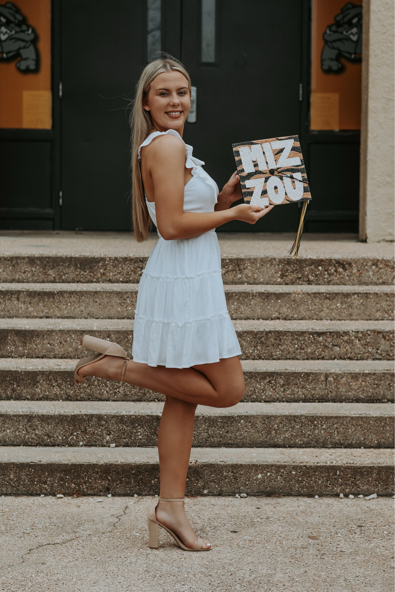 Graduation Dress!! couldn’t fund exact dress, but this is super close! 

#LTKStyleTip #LTKBeauty #LTKWedding