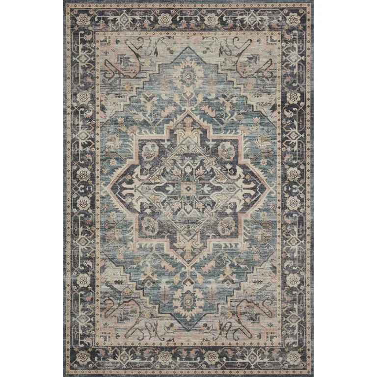Loloi II Hathaway Printed Oriental Navy / Multi Area Rug | Walmart (US)