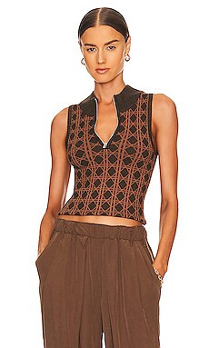 HEARTLOOM Dorsa Top in Coco from Revolve.com | Revolve Clothing (Global)