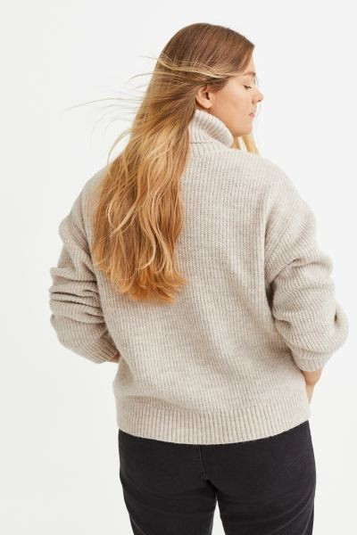 Rib-knit Turtleneck Sweater | H&M (US + CA)