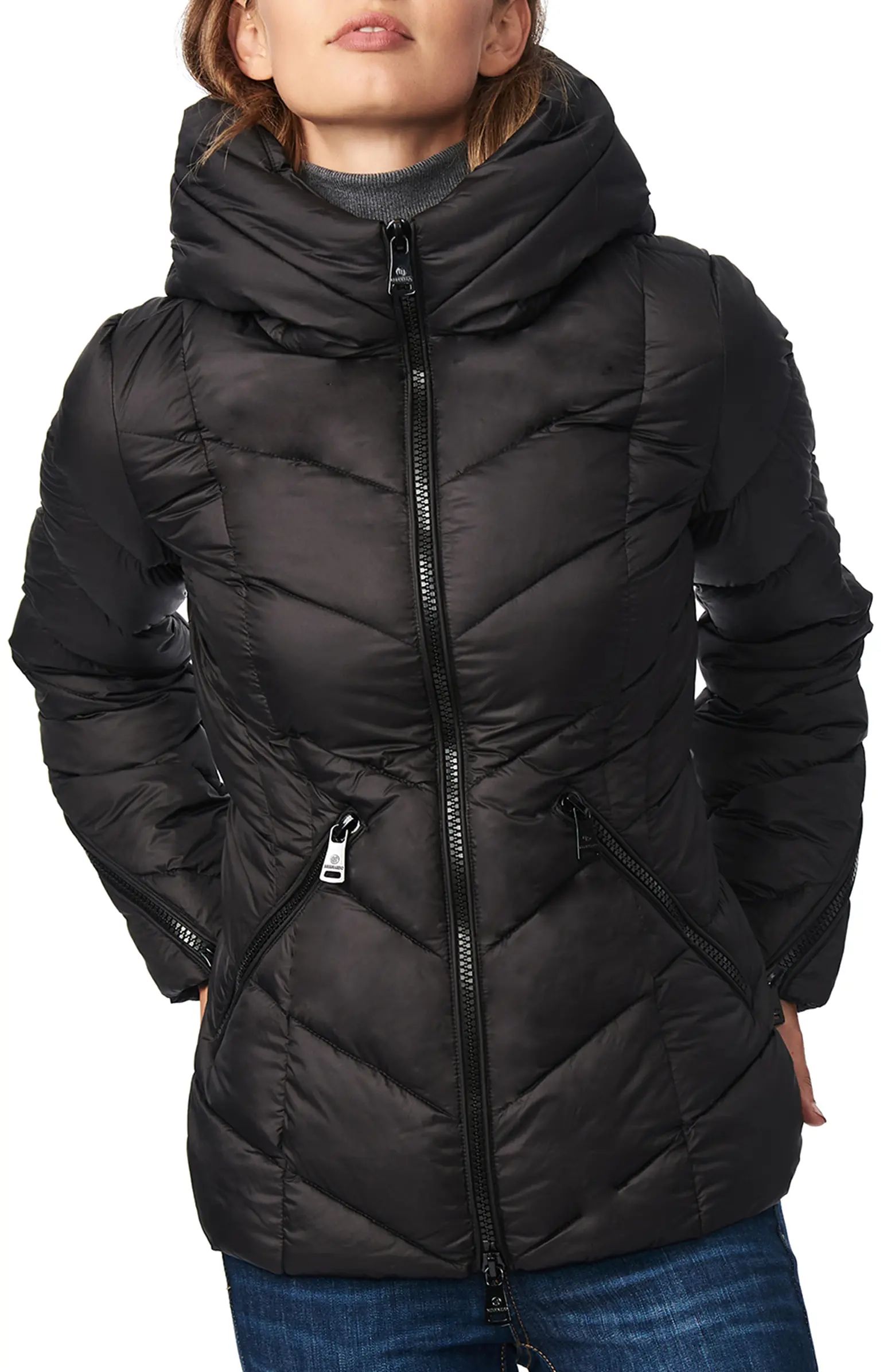 Water Resistant Hooded Puffer Coat | Nordstrom