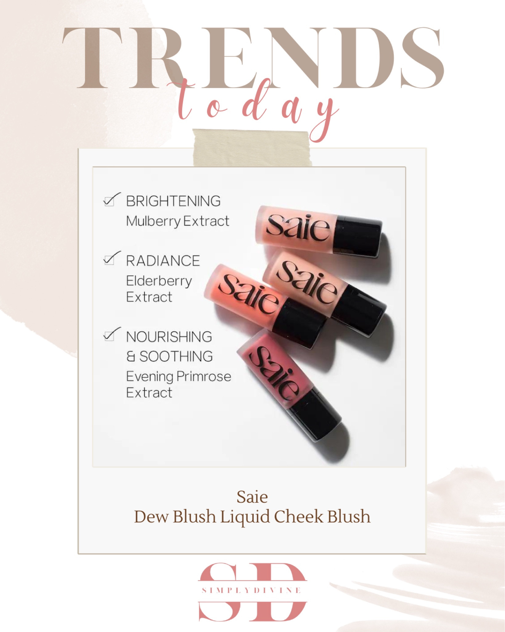 I keep seeing this gorgeous liquid blush by Saie EVERYWHERE. I love a good natural glow, so this is going in the cart. 😍🛒

| Sephora | beauty | makeup | blush | liquid blush | trending | TikTok | skincare | find |

#LTKunder50 #LTKFind #LTKbeauty