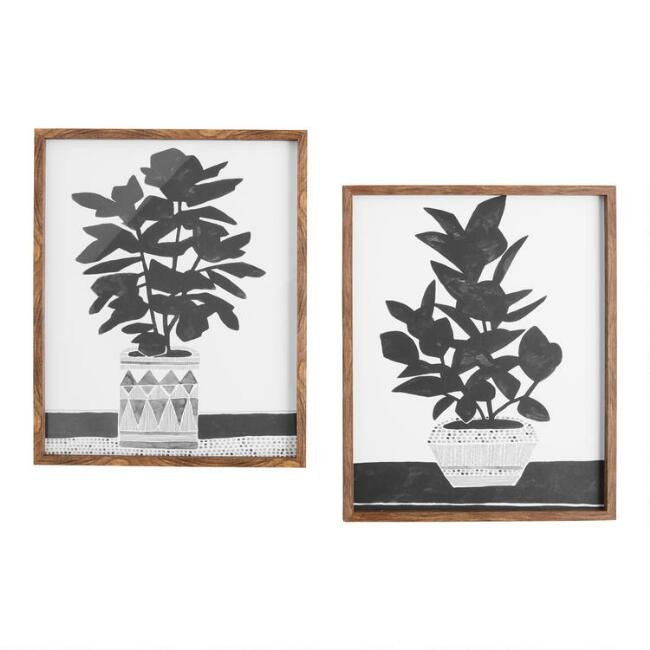 Namsos Planted By Kristine Hegre Framed Wall Art Set Of 2 | World Market