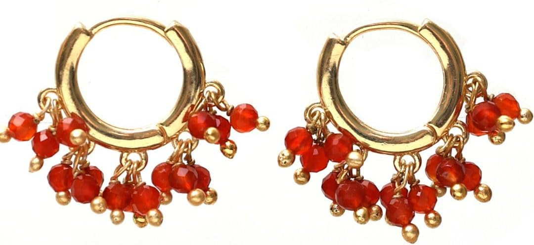 Gempires Natural Gemstone Beads Crystal Earrings Lightweight Elegant Handmde Jewelry Hypoallergen... | Amazon (US)