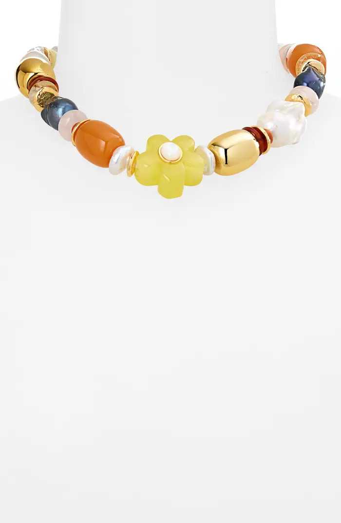 Lizzie Fortunato Mistflower Beaded Necklace | Nordstrom | Nordstrom