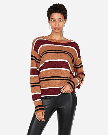 Striped Pullover Sweater | Express