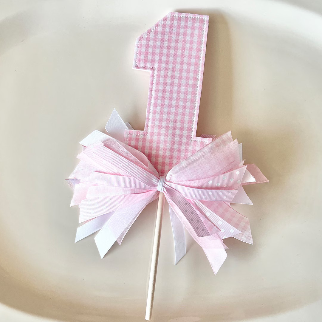 Birthday Number Cake Topper | Etsy (US)