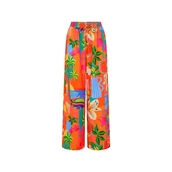 Drawstring Summer Pants - Havana Haven | Kulani Kinis US
