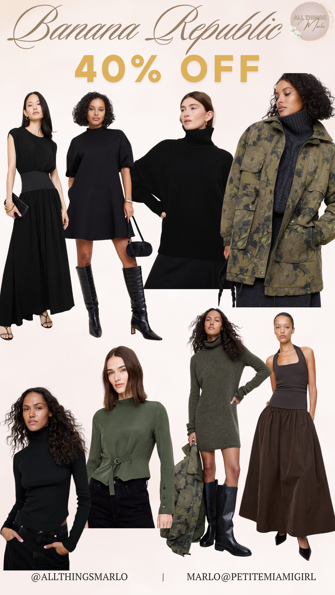 Banana Republic 40% off. 

 #LTKSeasonal #LTKSaleAlert #LTKStyleTip