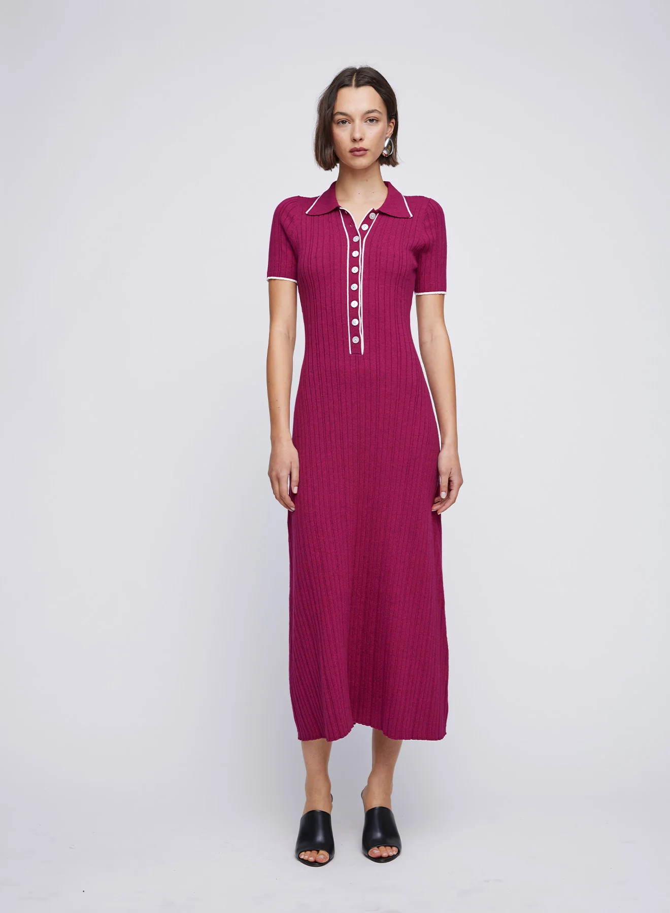 PENELOPE DRESS (CHERRY W/ SILENCE TRIM) | Anna Quan (Global)