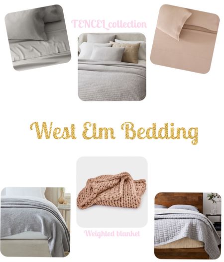 West elm bedding is one of our favorites! We love these sheet sets because they stay cool in Florida and are so silky soft! They come in several colors too! Also love this weighted blanket! Some colors are on sale now!

#LTKhome #LTKsalealert #LTKfamily