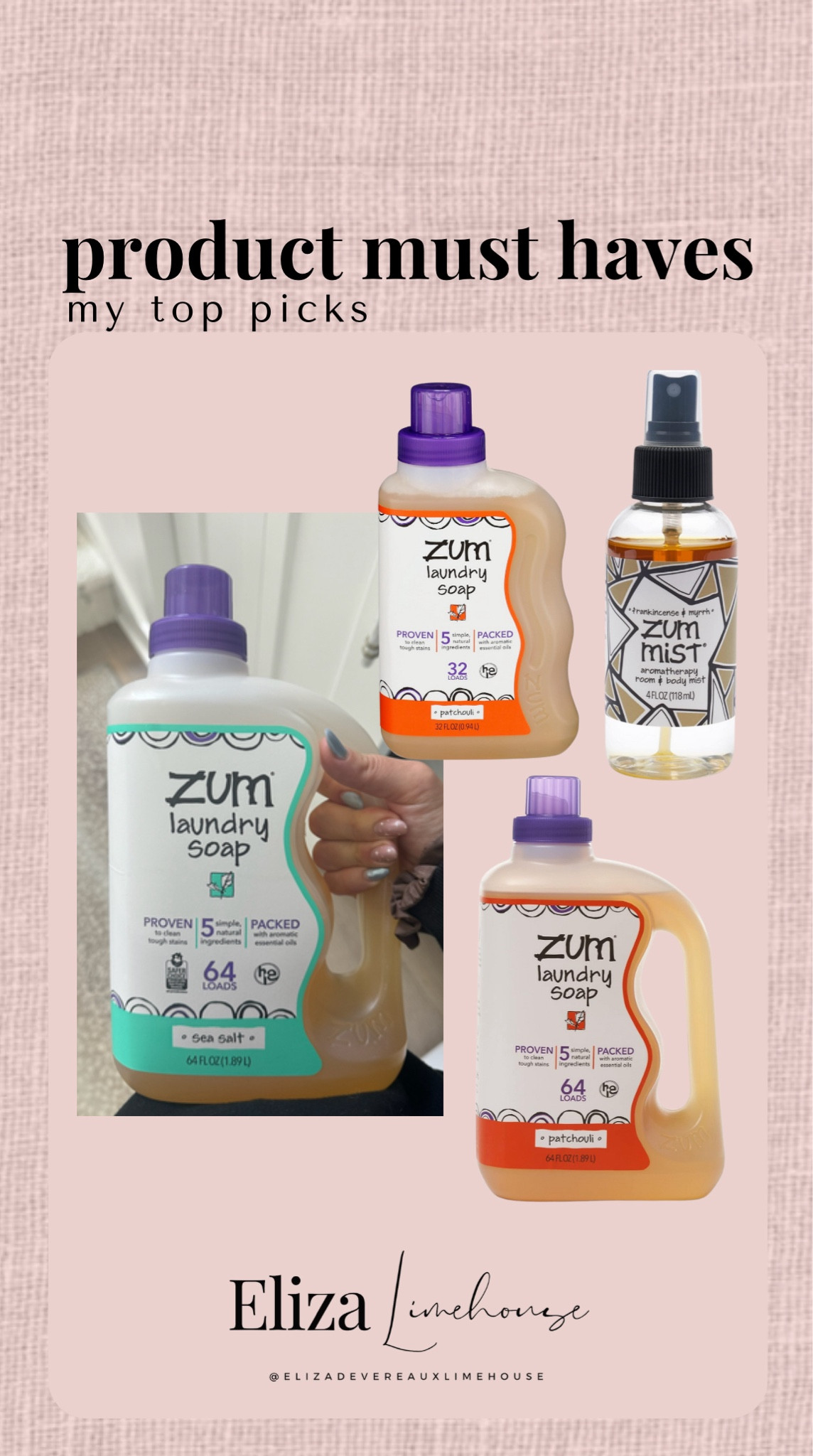 My favorite & natural laundry soap! I also love Zum’s room spray!





Plant based home products, all natural home products, laundry soap, Amazon home

#LTKHome #LTKFindsUnder100