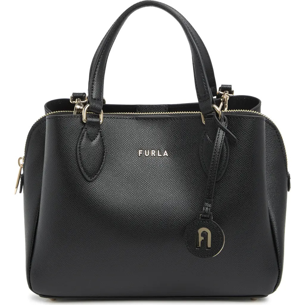 Furla Minerva Leather Satchel in Nero at Nordstrom Rack | Nordstrom Rack