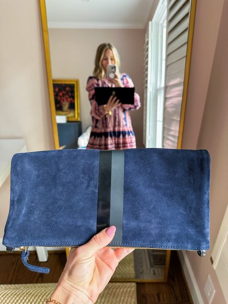 I love this navy Clare V fold over clutch!! I can’t find my exact one online but linked a similar one that I like just as much that’s perfect for fall  

#LTKCon #LTKparties #LTKitbag
