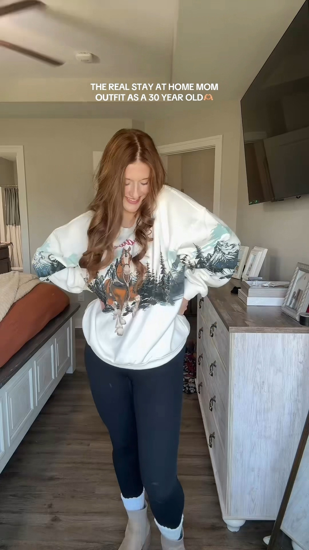 Target said “vintage sweatshirt,” my mom brain said “add to cart before the toddler wakes up” 😂🌲🍻

#LTKmomlife #LTKootd #LTKItBag