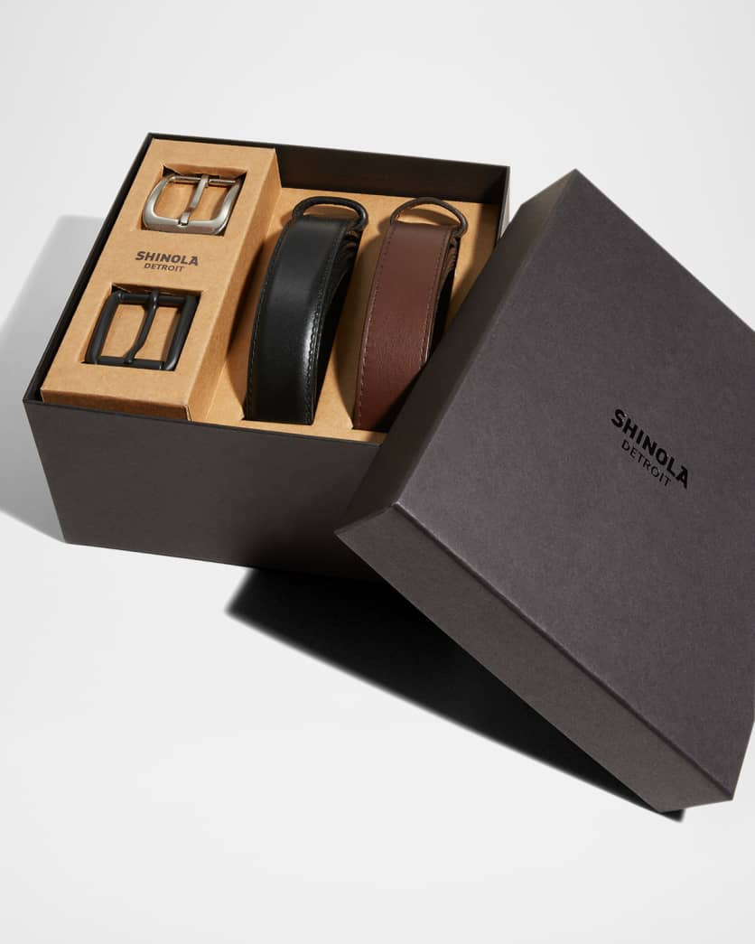 Men's Boxed Belt Gift Set | Neiman Marcus