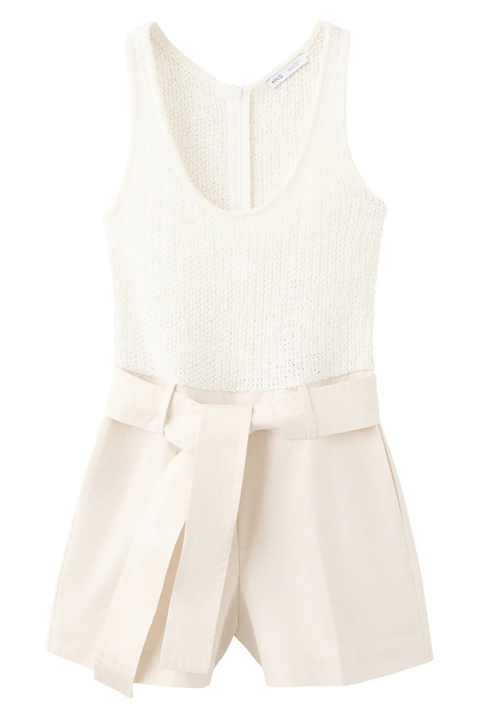 MANGO Cotton Short Jumpsuit (Women) | Nordstrom | Nordstrom