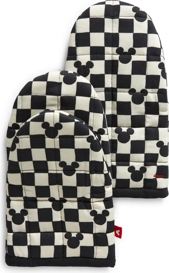Mickey Check Oven Mitts | Nordstrom