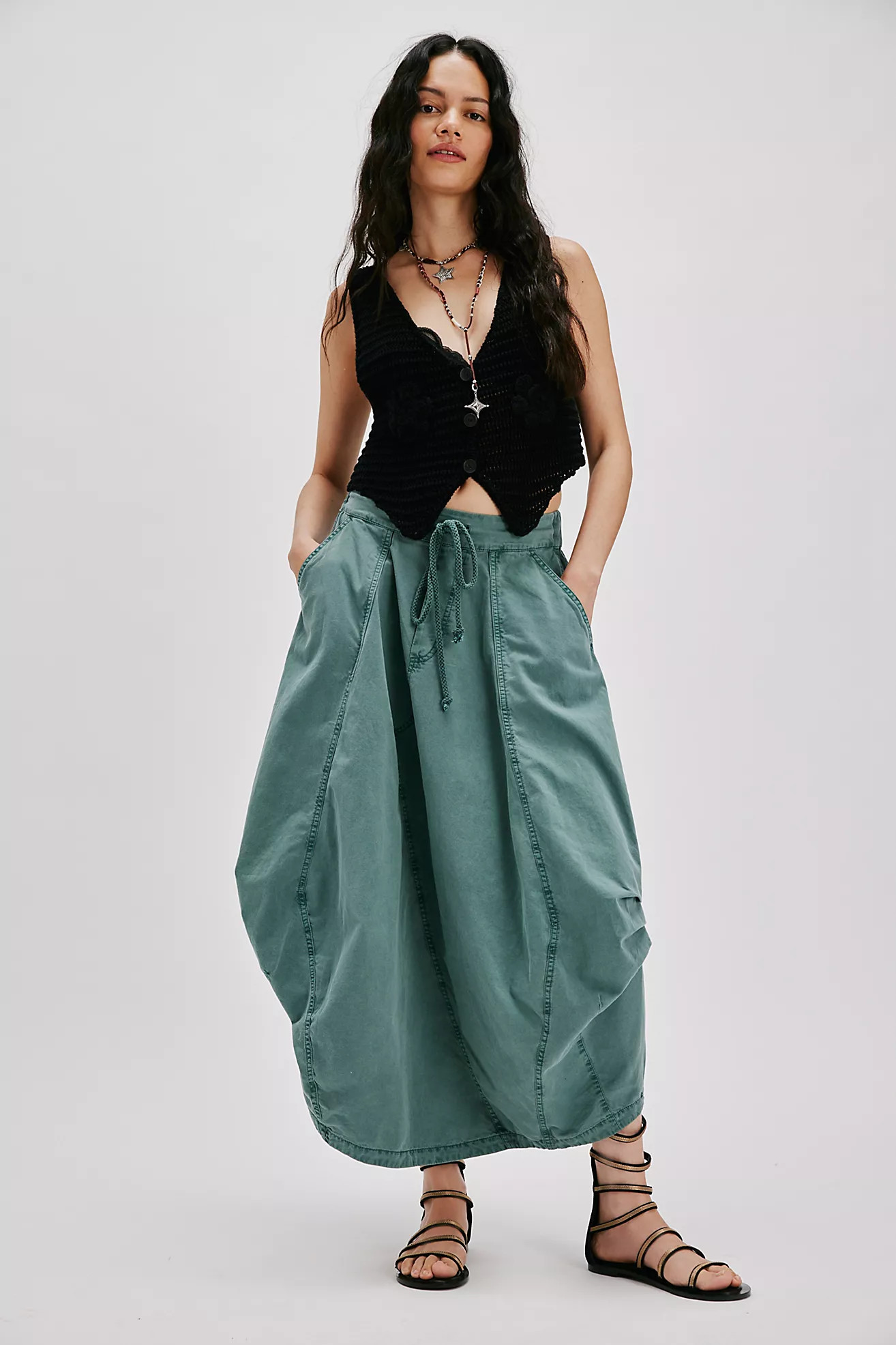 Willow Poplin Maxi Skirt | Free People (Global - UK&FR Excluded)
