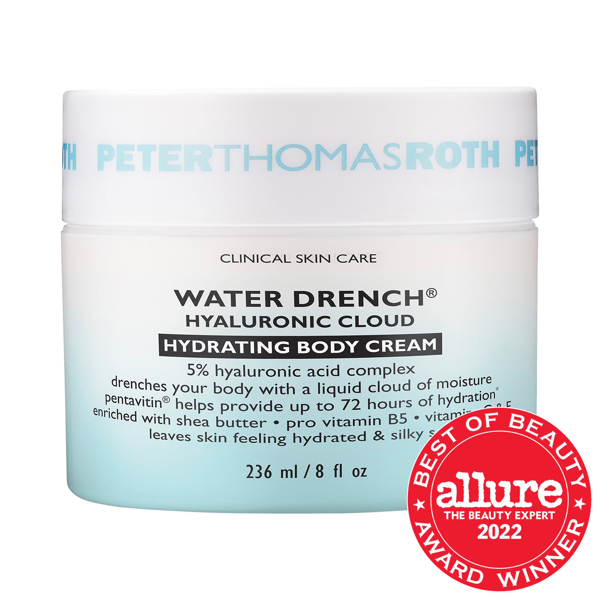 Peter Thomas Roth Water Drench® Hyaluronic Cloud Hydrating Body Cream 8 oz / 236 mL | Sephora (US)