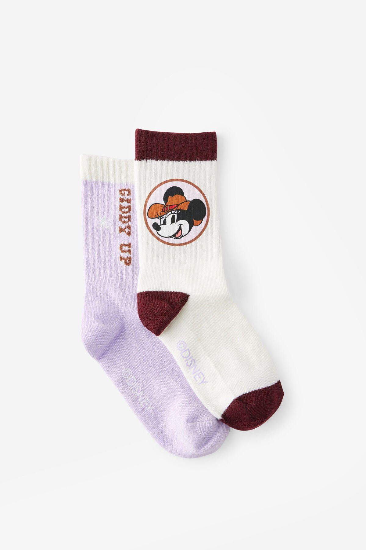 Disney Minnie Mouse 2PK Crew Sock | Cotton On (US)