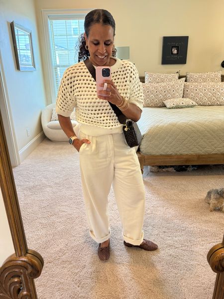 Monochromatic or matchy matchy either way these pants are incredible. 
Sweater old @varley #invarley 
Pants @ozmacalifornia and not linkable here
Jewelry @nataliebortondesigns 
Shoes @fredaslavador use code 15HGC for 15% off your first purchase. 
Bag @shopclarev

#LTKStyleTip #LTKItBag #LTKShoeCrush