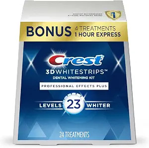 Crest 3D Whitestrips, Professional Effects Plus, Teeth Whitening Strip Kit, 48 Strips (24 Count P... | Amazon (US)