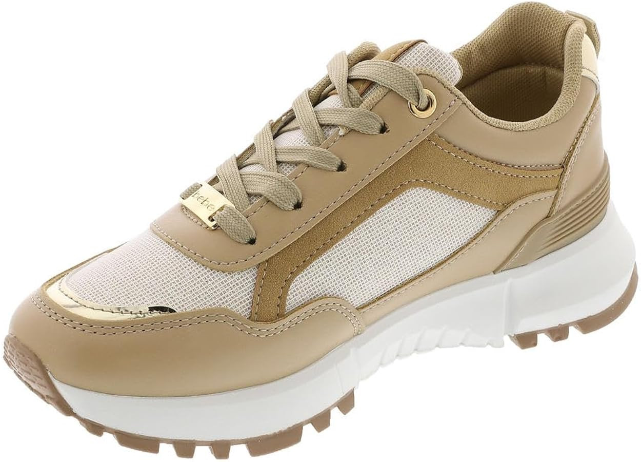 bebe Sport Womens Niurka Faux Leather Glitter Casual and Fashion Sneakers | Amazon (US)