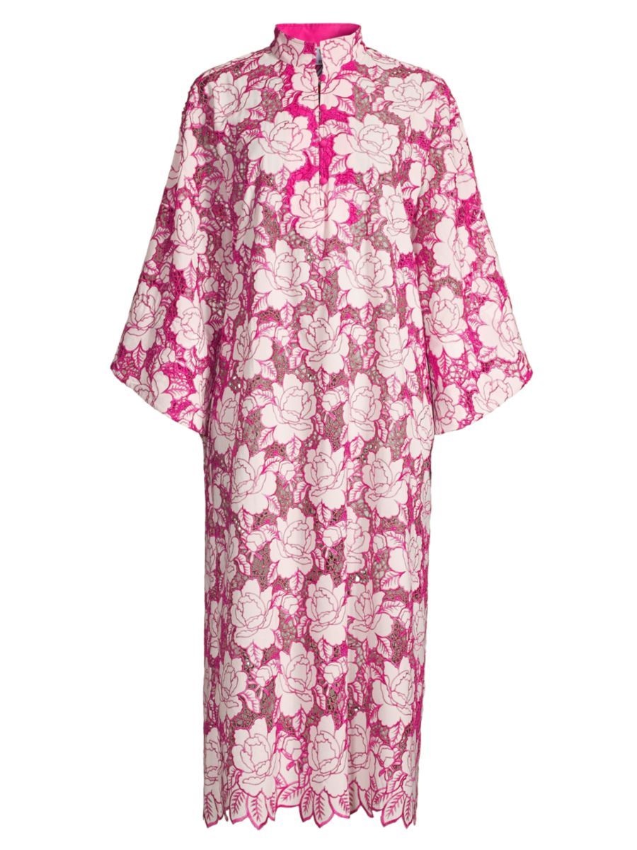 Floral Lace Caftan Maxi Dress | Saks Fifth Avenue
