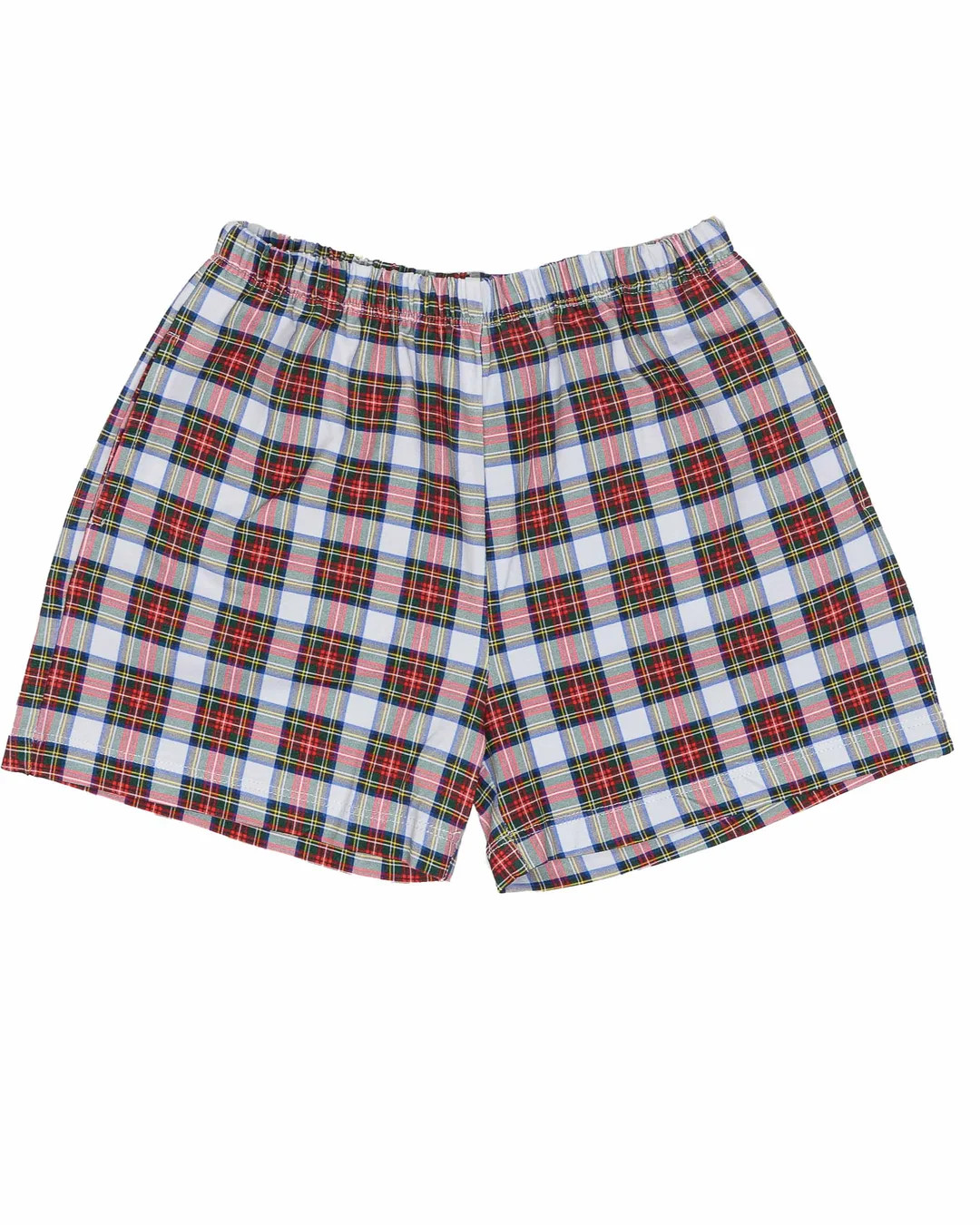 Boys Christmas Plaid Shorts | The Oaks Apparel Company