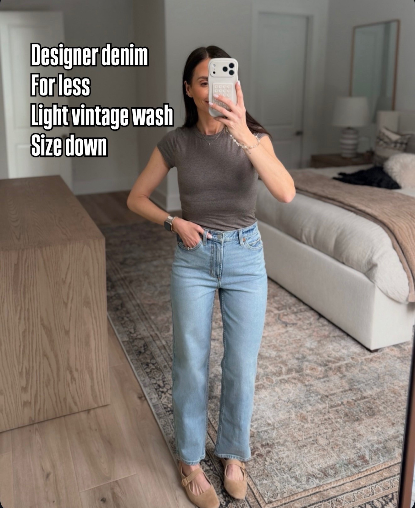 Look for less, target jeans, affordable fashion, spring fashion, annabrstylee

#LTKSeasonal #LTKOver40 #LTKootd