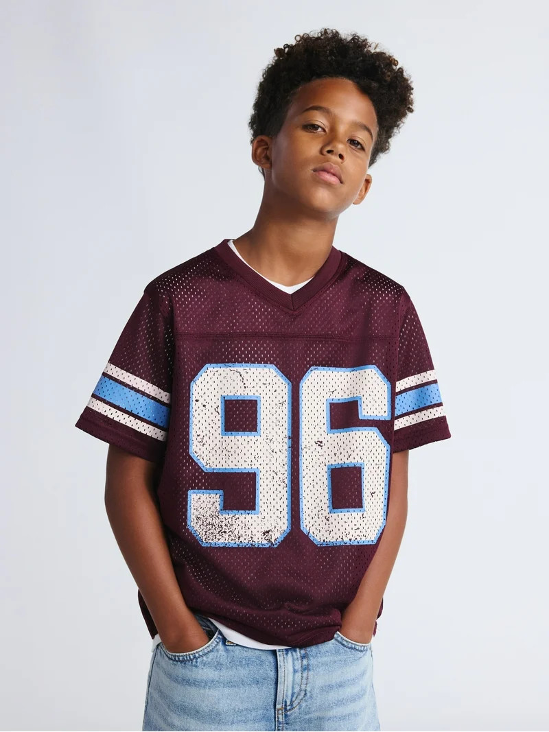 Weekend Academy Boys Mesh Football Jersey, Sizes 4-18 - Walmart.com | Walmart (US)