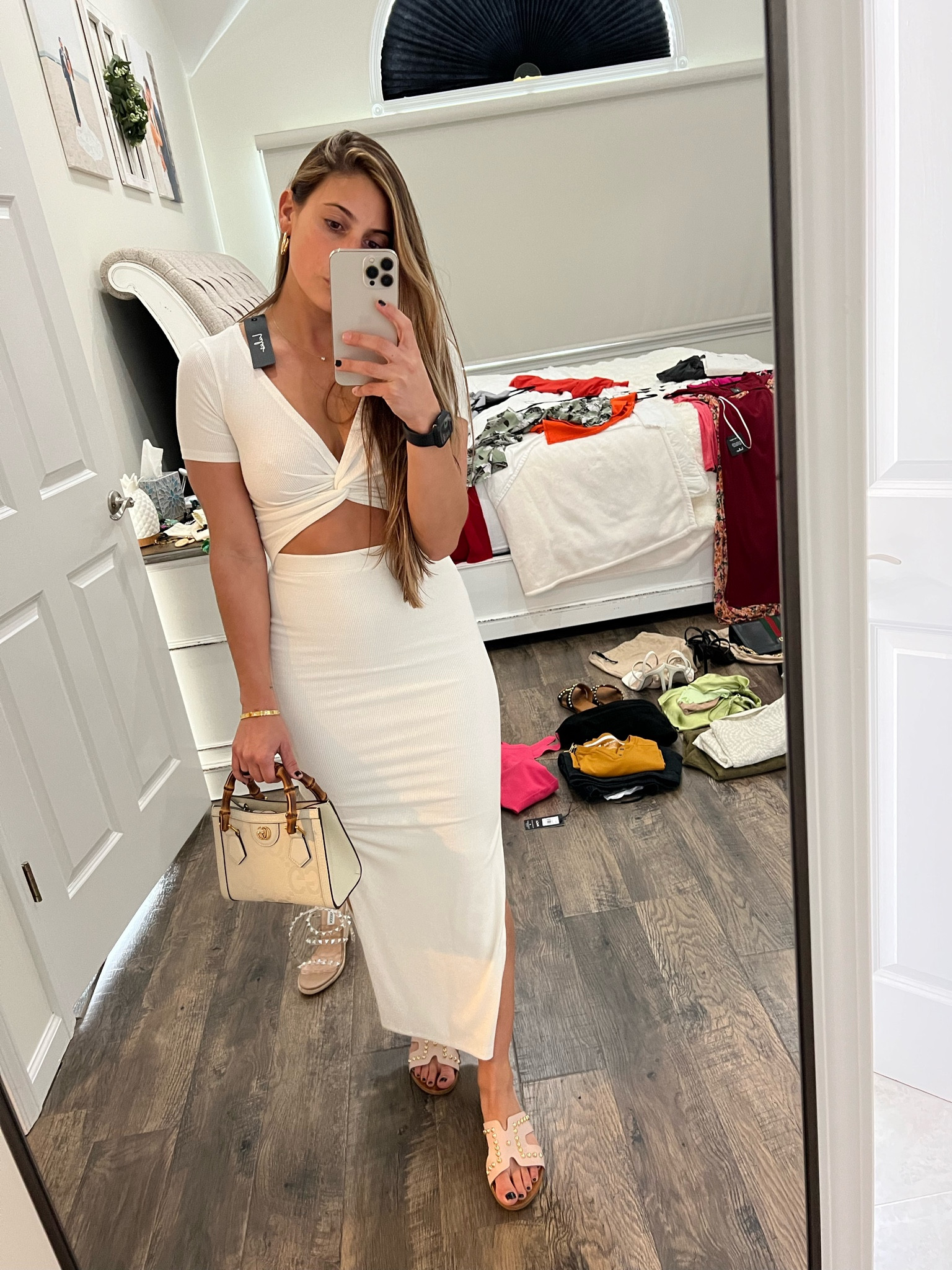 Run for this major sale on this dress !!! $14.50 with code BF50 ! Black Friday shopping deals at lulus! White midi dress twist front with slits on side!

#blackfriday #dresses #white #vacation 

#LTKsalealert #LTKstyletip #LTKtravel