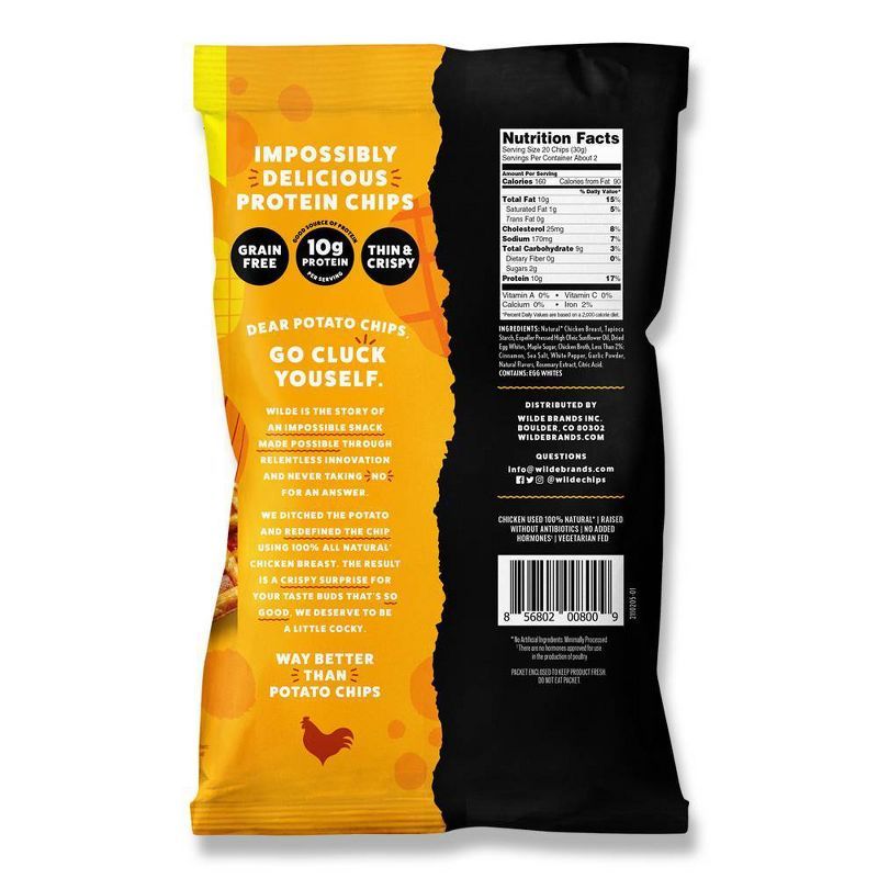 Wilde Snacks Chicken Chips and Waffles - 2.25oz | Target