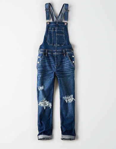 Stretch Tomgirl Denim Overall | American Eagle Outfitters (US & CA)