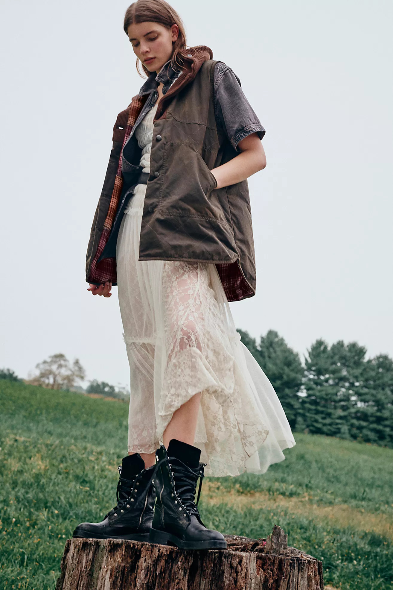We The Free Benny Waxed Vest | Free People (Global - UK&FR Excluded)