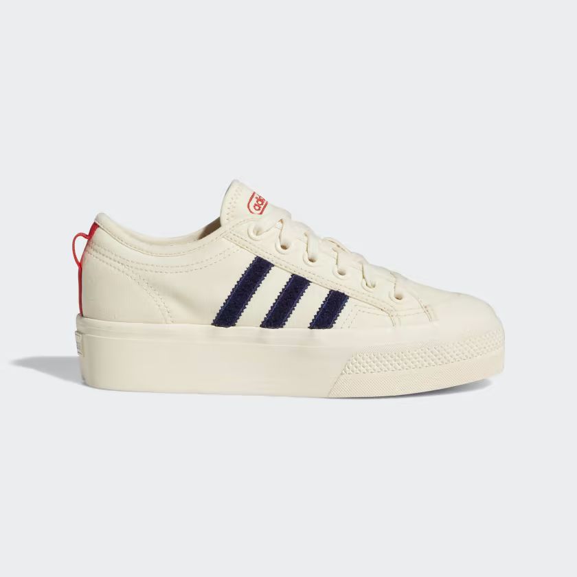 adidas Nizza Platform Shoes - White | women lifestyle | adidas US | adidas (US)