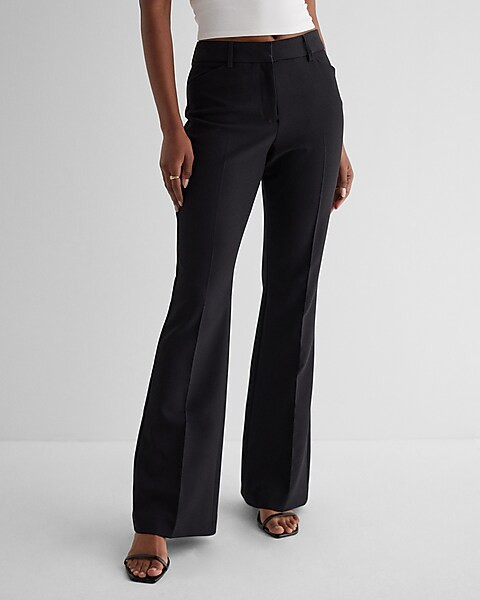 Editor Mid Rise Flare Pant | Express