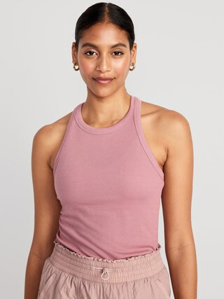 UltraLite Racerback Rib-Knit Performance Tank for Women | Old Navy (US)