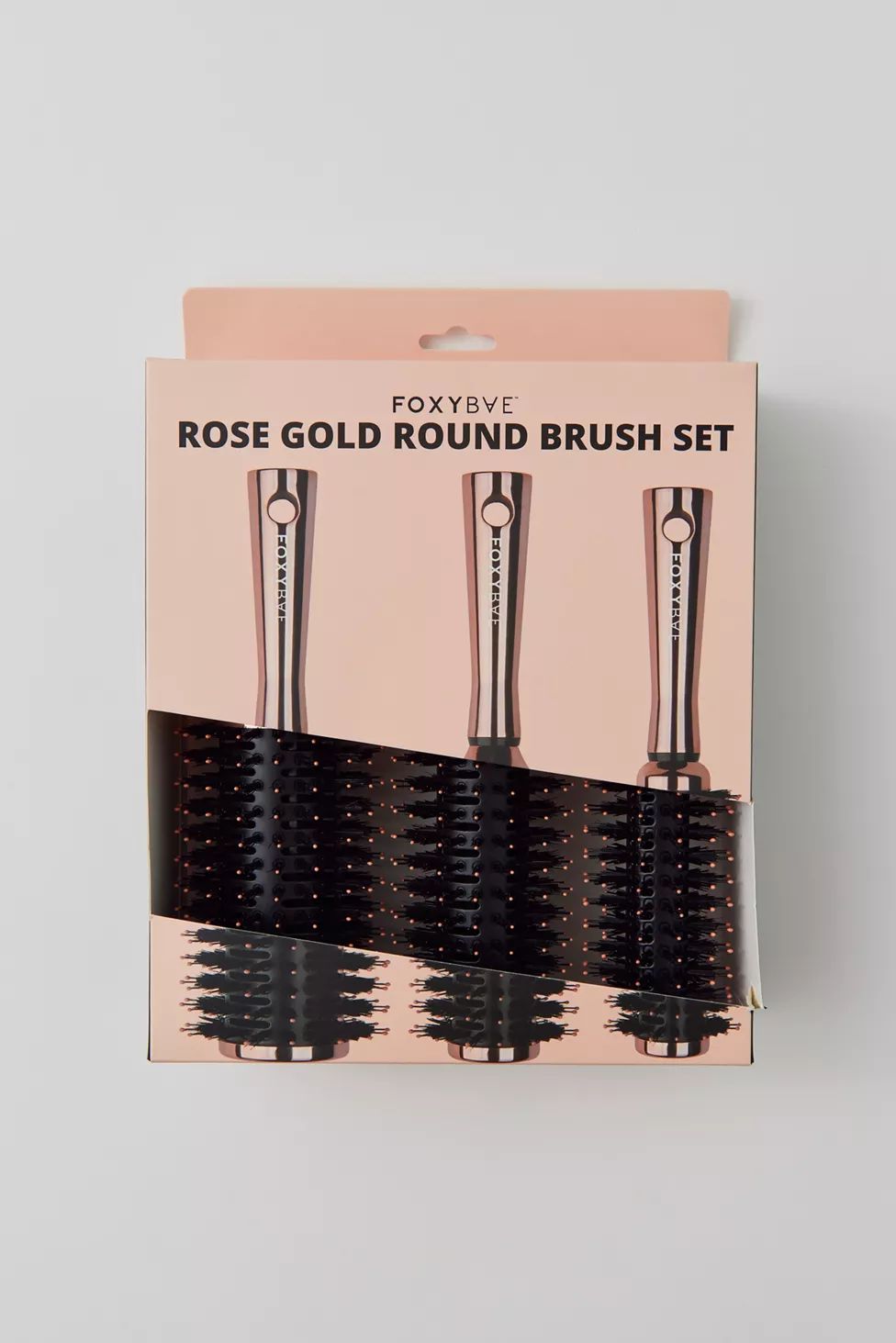 Foxybae Rose Gold Round Brush Set | Urban Outfitters (US and RoW)