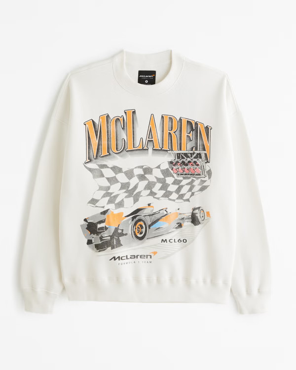 McLaren Graphic Crew Sweatshirt | Abercrombie & Fitch (US)