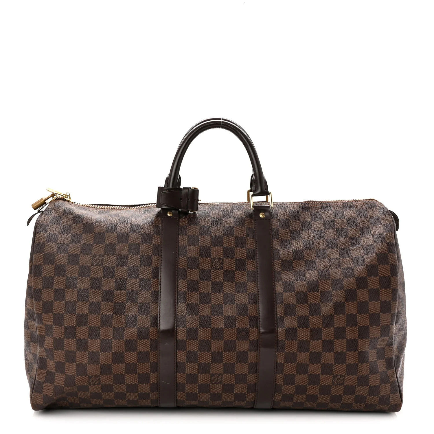 Damier Ebene Keepall 50 | FASHIONPHILE (US)