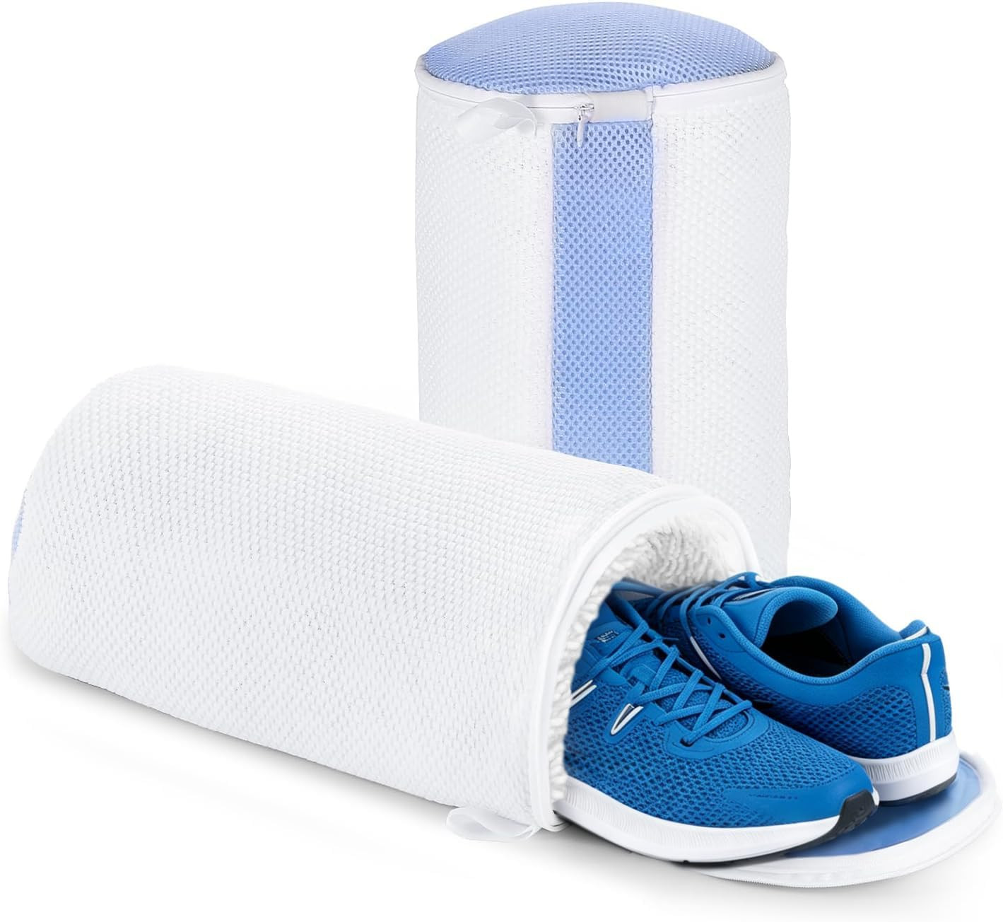 2-Pack Shoe Washing Machine Bags for Sneakers & Delicate Shoes, White | Amazon (US)