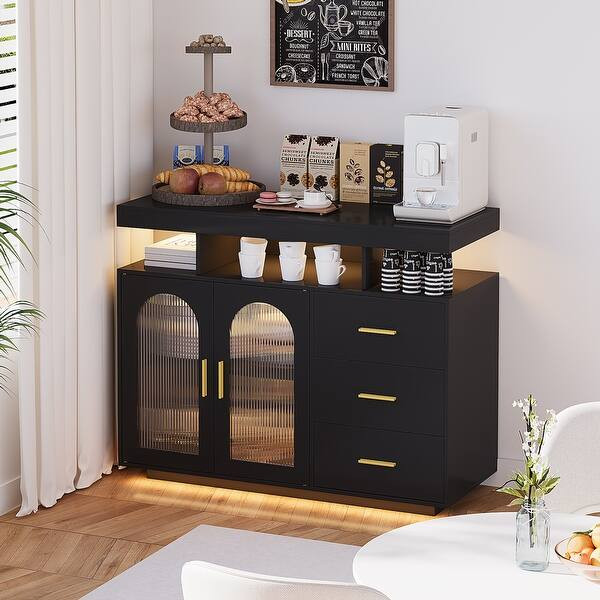 39''Wide Sideboard With LED Light - N/A - Bed Bath & Beyond - 39299925 | Bed Bath & Beyond